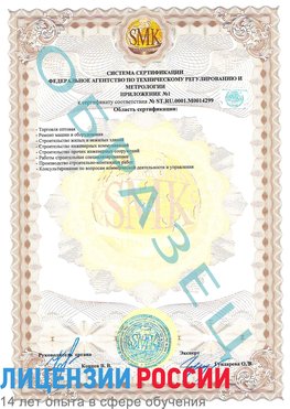 Образец сертификата соответствия (приложение) Лабытнанги Сертификат ISO 14001